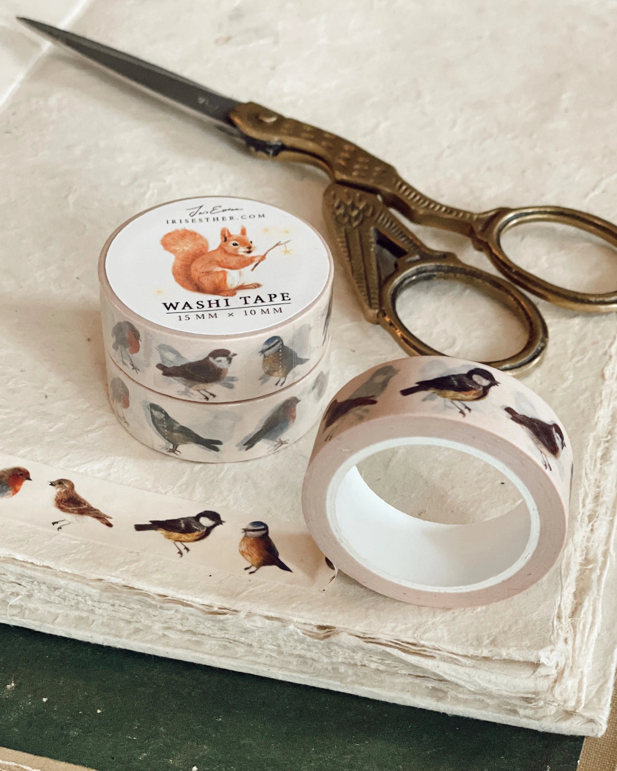Washi Tape - Gartenvögel
