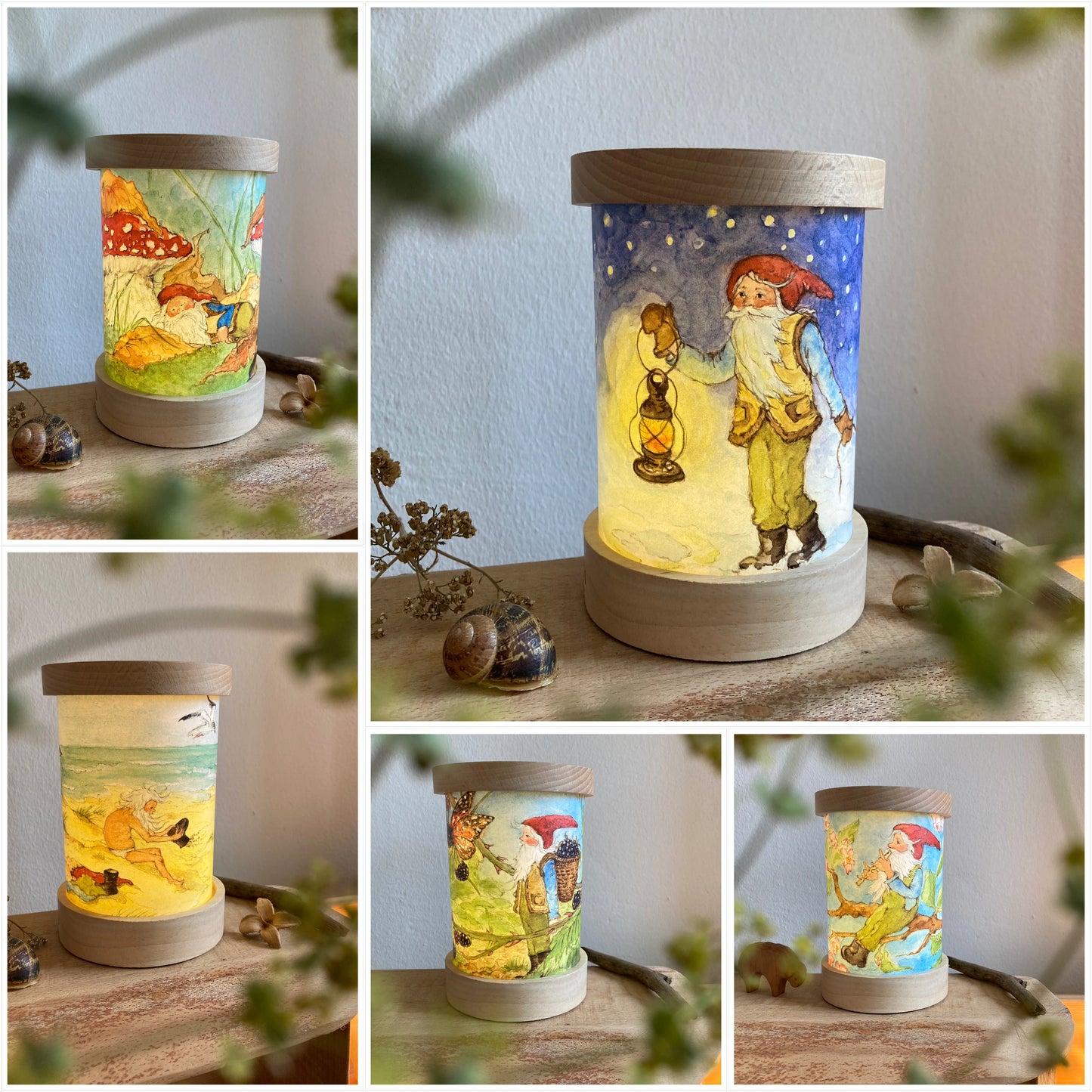 Lichtkarten Set - Eentje van Margo - Georg der Gnom