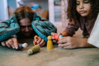 Grapat The Animal Crew Tierfiguren aus Holz, weitere Spielszene mit den Tierfiguren