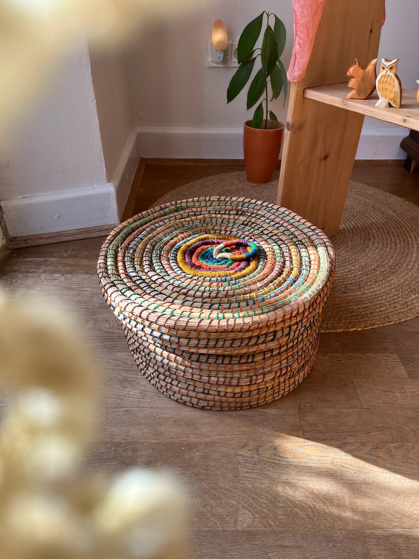 Korb mit Deckel 40x20