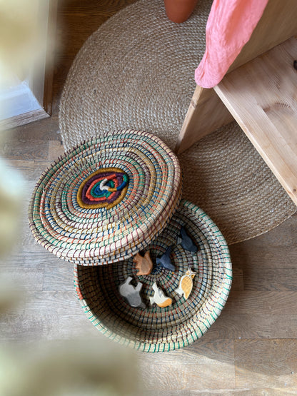 Korb mit Deckel 40x20