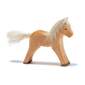 Ostheimer Haflinger Fohlen, hellbraune Holzfigur