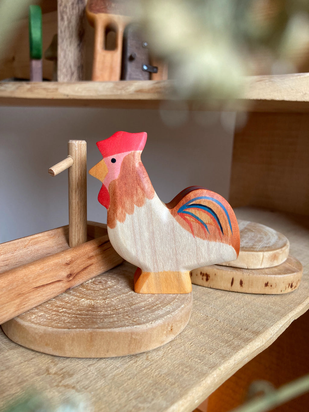 Holzfigur Hahn von HolzWald, Foto