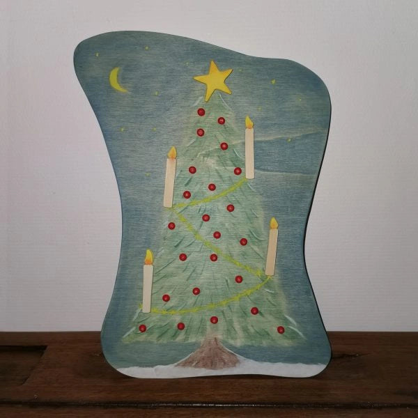 Adventskalender aus Holz - Weihnachtsbaum