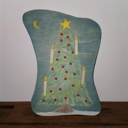 Adventskalender aus Holz - Weihnachtsbaum
