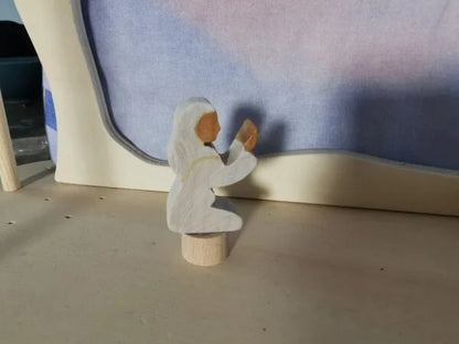 Stecker - Betende Frau - weiß