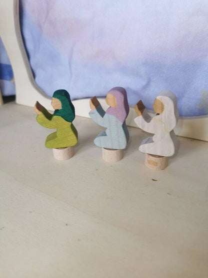 Stecker - Betende Frau - weiß