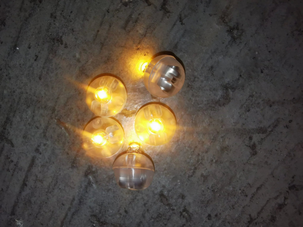 Mini-LED-Lämpchen von Hamer & Zaag, 5 Stück, fünf leuchtende Mini-LED-Lämpchen