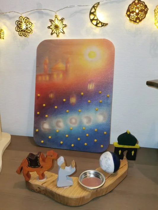 Ramadan Kalender aus Holz