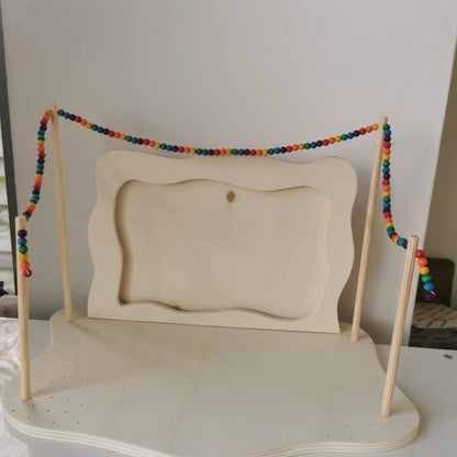 Regenbogen-Girlande für Jahreszeitentisch