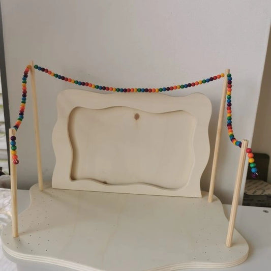 Regenbogen-Girlande für Jahreszeitentisch