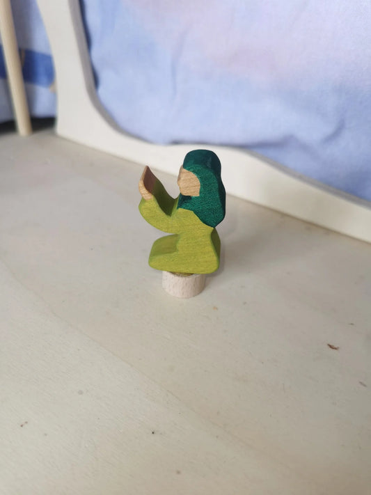 Stecker - Betende Frau - grün