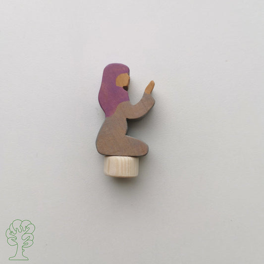 Stecker - Betende Frau - violett