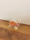 Stecker Mama Schnecke von Hamer & Zaag, Schnecke mit gelbem Haus