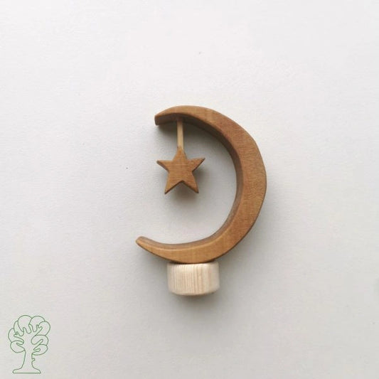 Stecker - Mond mit Stern - Natur