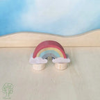 Stecker Regenbogen von Hamer & Zaag, Regenbogen auf zwei weißen Wolken