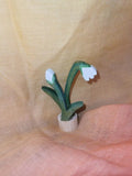 Stecker Schneeglöckchen von Hamer & Zaag, Schneeglöckchen mit weißer Blüte