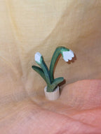 Stecker Schneeglöckchen von Hamer & Zaag, Schneeglöckchen mit weißer Blüte
