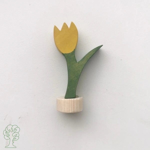 Stecker - Tulpe - gelb