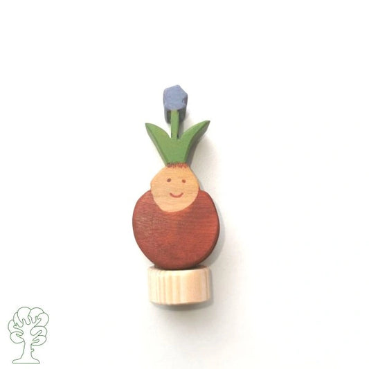 Stecker - Wurzelkind blaue Blume