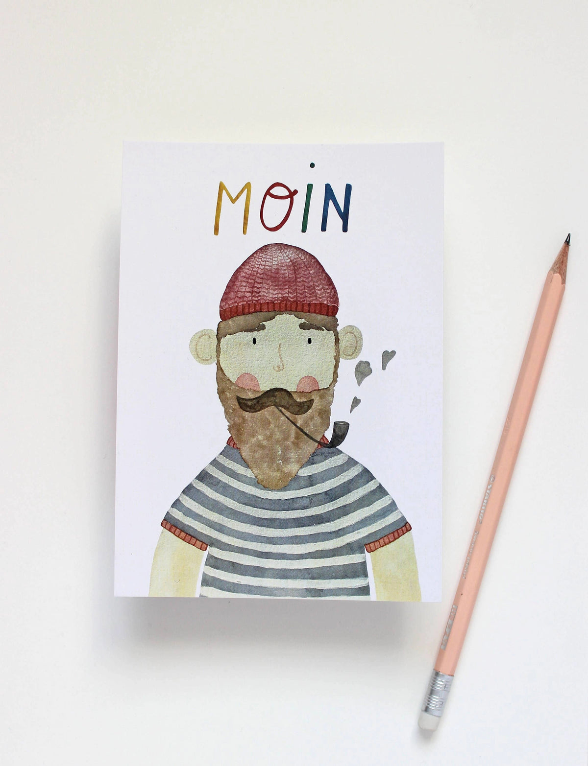 Postkarte Moin Seemann von Hannahs Firlefanz A6
