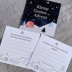 Adventskalender Kleine Gesten im Advent von Hannahs Firlefanz, Karten zum Ausfüllen für gute Nachrichten und gemeinsame Pläne