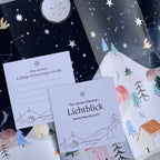 Adventskalender Kleine Gesten im Advent von Hannahs Firlefanz, Detail des Posters mit Mond
