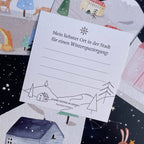Adventskalender Kleine Gesten im Advent von Hannahs Firlefanz, Karte „Mein liebster Ort in der Stadt für einen Winterspaziergang“