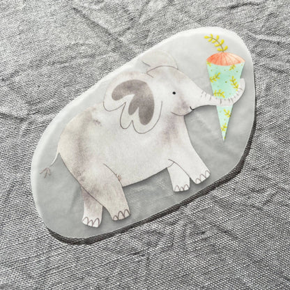 Bügelbild - Einschulung Elefant