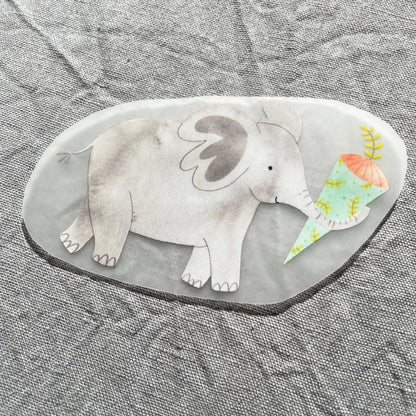 Bügelbild - Einschulung Elefant