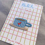 Bügelpatch Kaffeetasse von Hannahs Firlefanz, Foto, Ansicht 2