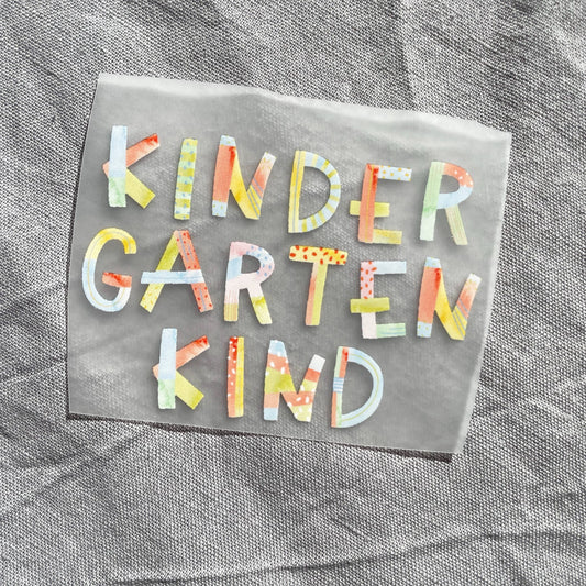 Bügelbild - Kindergartenkind