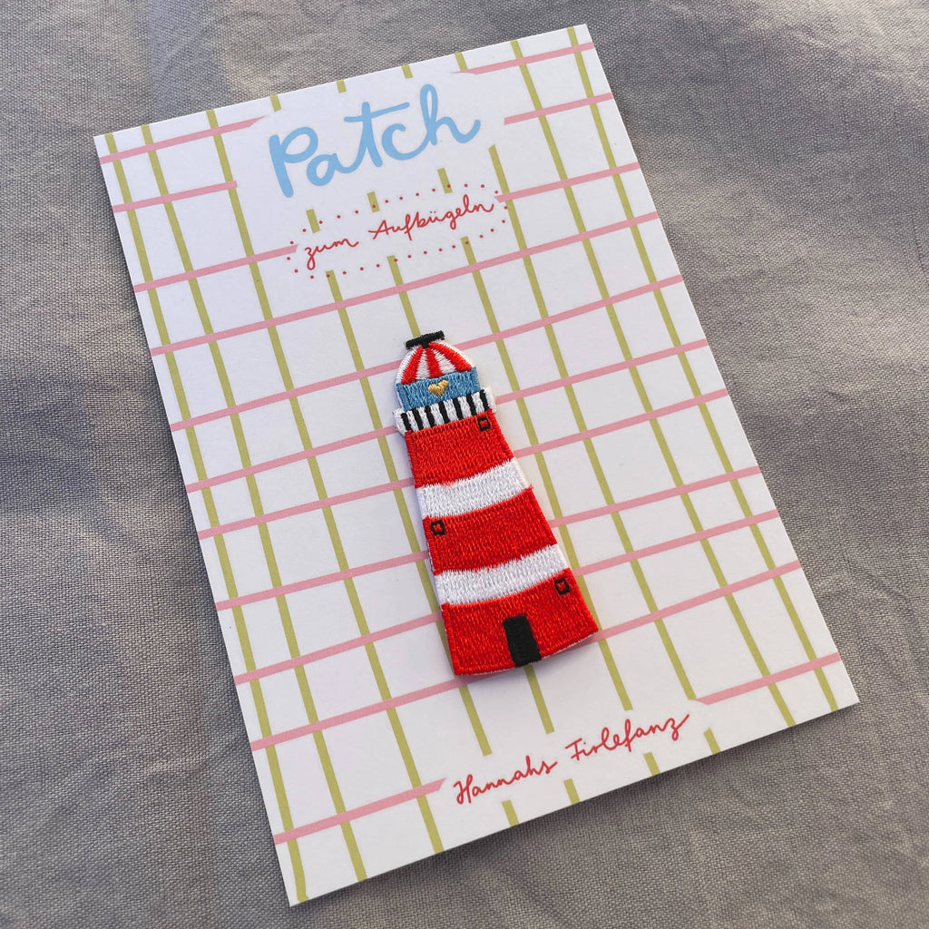 Bügelpatch Leuchtturm von Hannahs Firlefanz, Foto, Ansicht 7