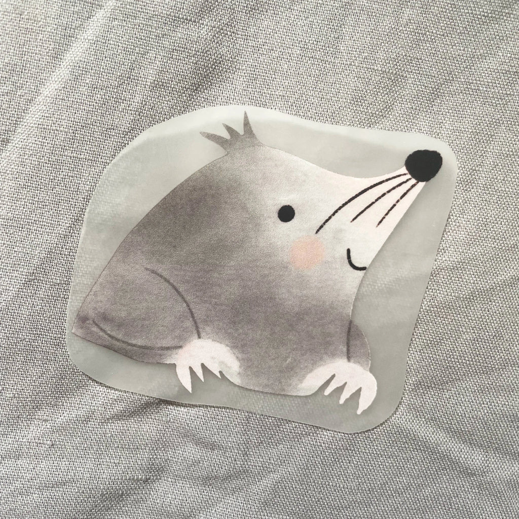 Bügelbild Maulwurf von Hannahs Firlefanz