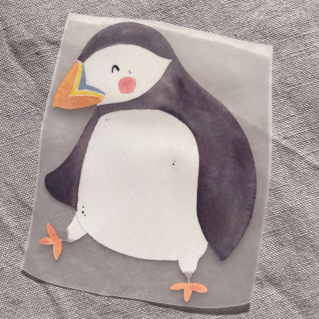 Bügelbild Papageientaucher von Hannahs Firlefanz