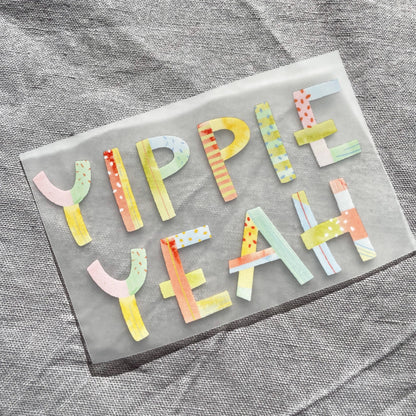 Bügelbild - Yippie Yeah