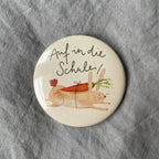 Button Auf in die Schule Hase von Hannahs Firlefanz