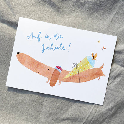 Einschulung - Dackel