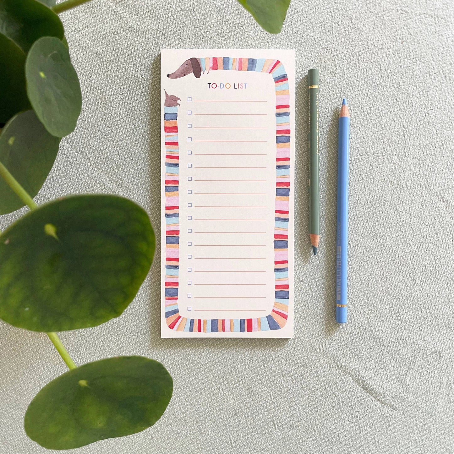 Notizblock - To-do-Liste - Dackel