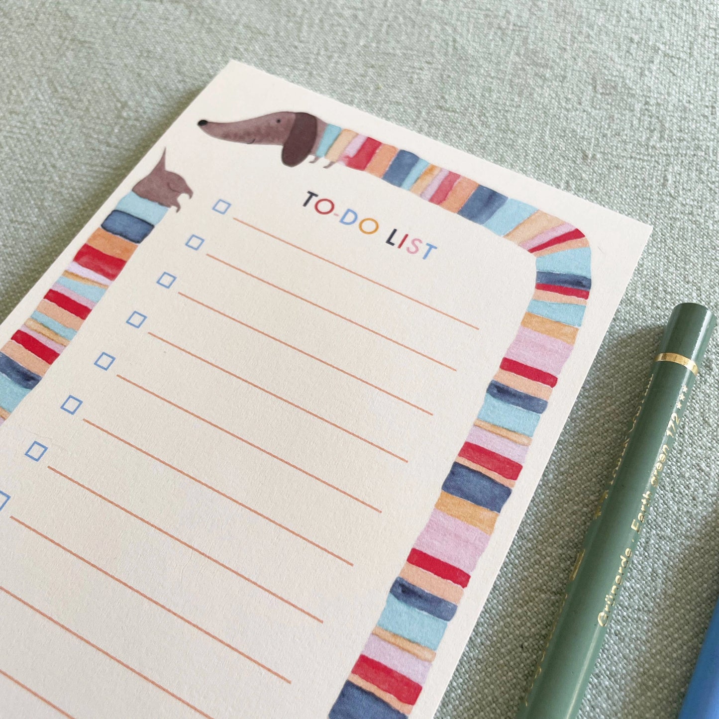 Notizblock - To-do-Liste - Dackel