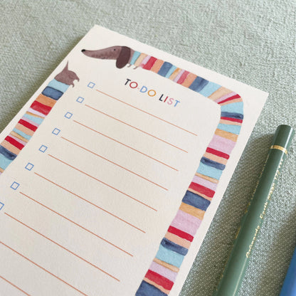 Notizblock - To-do-Liste - Dackel