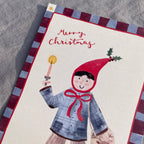 Postkarte Merry Christmas von Hannahs Firlefanz A6, Detailansicht