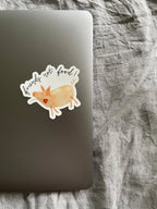 Sticker Friends not food von Hannahs Firlefanz