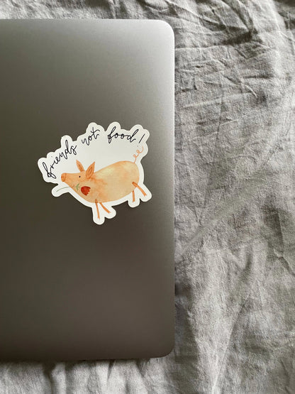 Sticker – Friends not food!