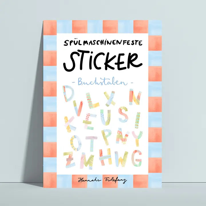 Stickerbogen - Buchstaben