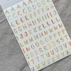Spülmaschinenfeste Sticker Buchstaben von Hannahs Firlefanz A5