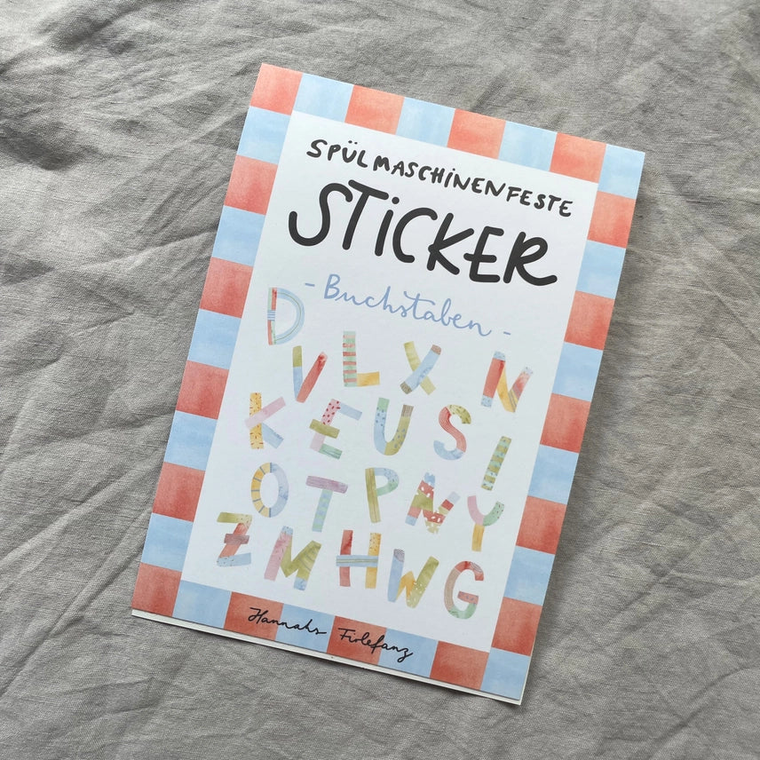 Stickerbogen - Buchstaben