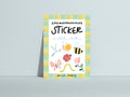 Spülmaschinenfeste Sticker Krabbeln und Flattern von Hannahs Firlefanz A6