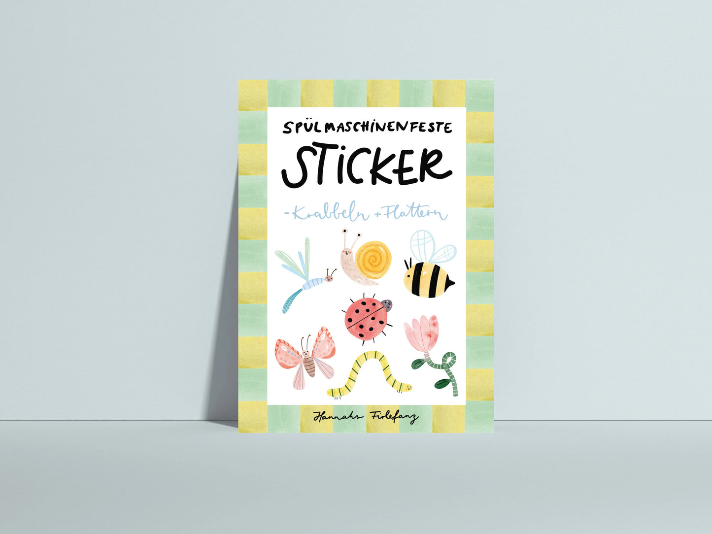 Stickerbogen - Insekten 