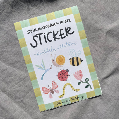 Stickerbogen - Insekten 